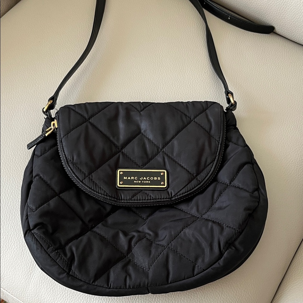 Marc Jacobs Quilted Black Shoulder Bag